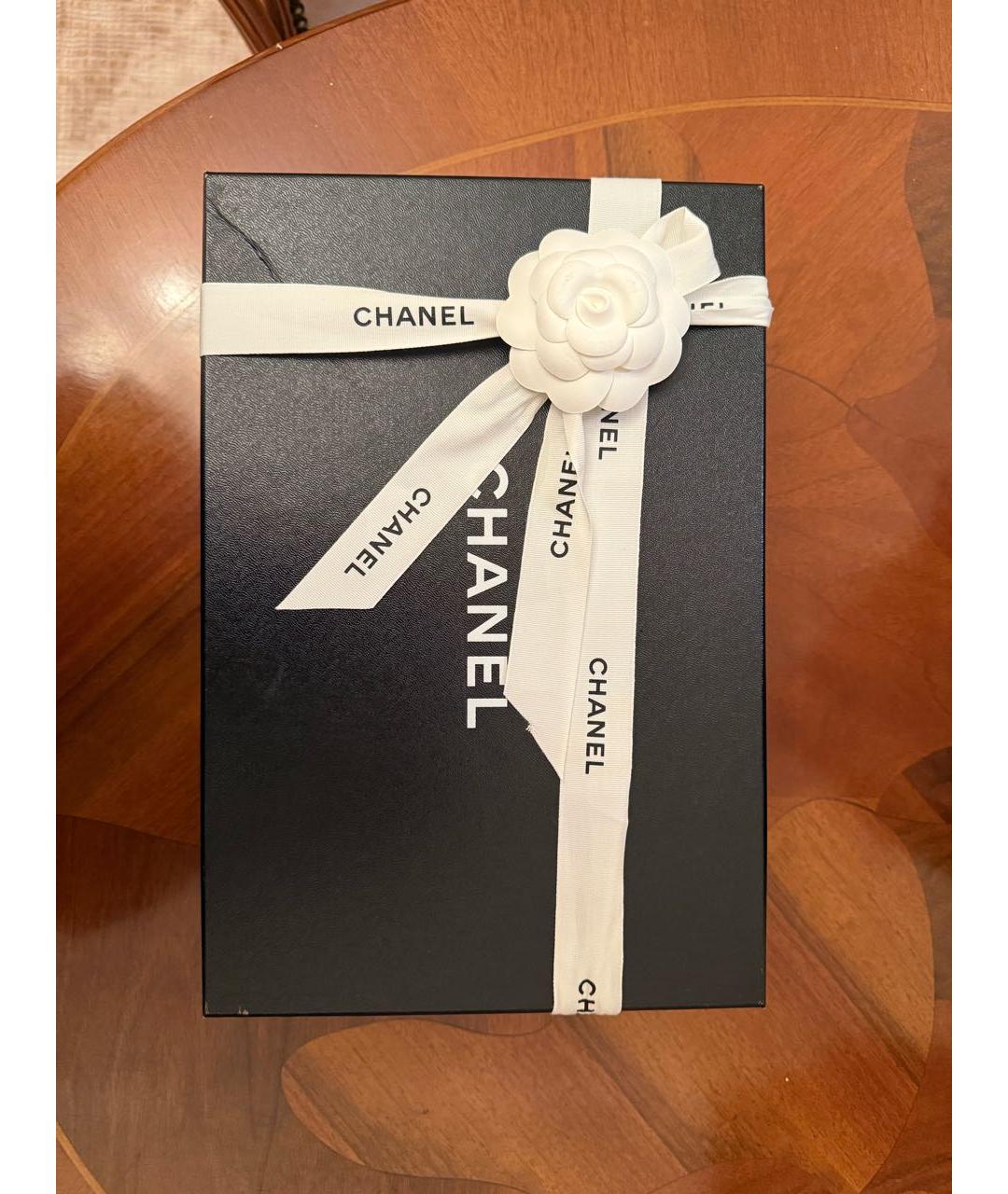CHANEL Черные кожаные лоферы, фото 5