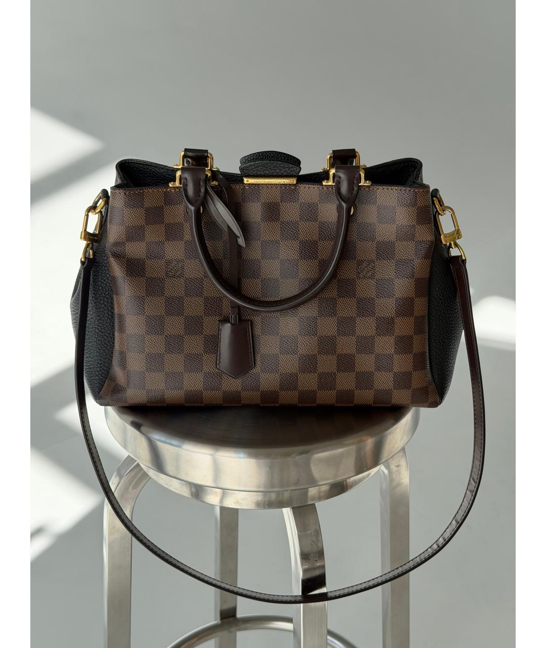 LOUIS VUITTON Коричневая сумка с короткими ручками, фото 10