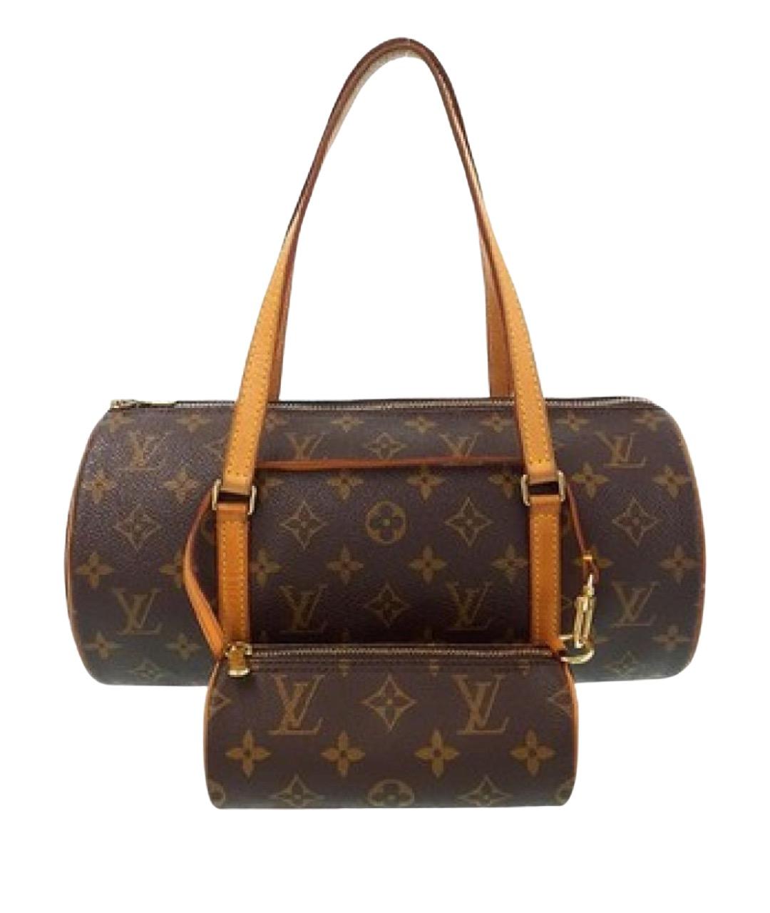 LOUIS VUITTON Коричневая сумка с короткими ручками, фото 1