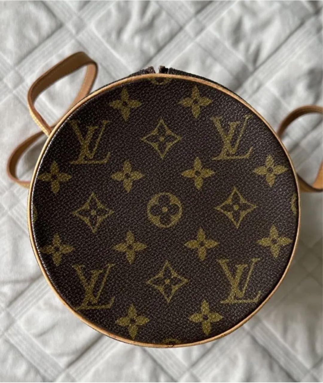 LOUIS VUITTON Коричневая сумка с короткими ручками, фото 7