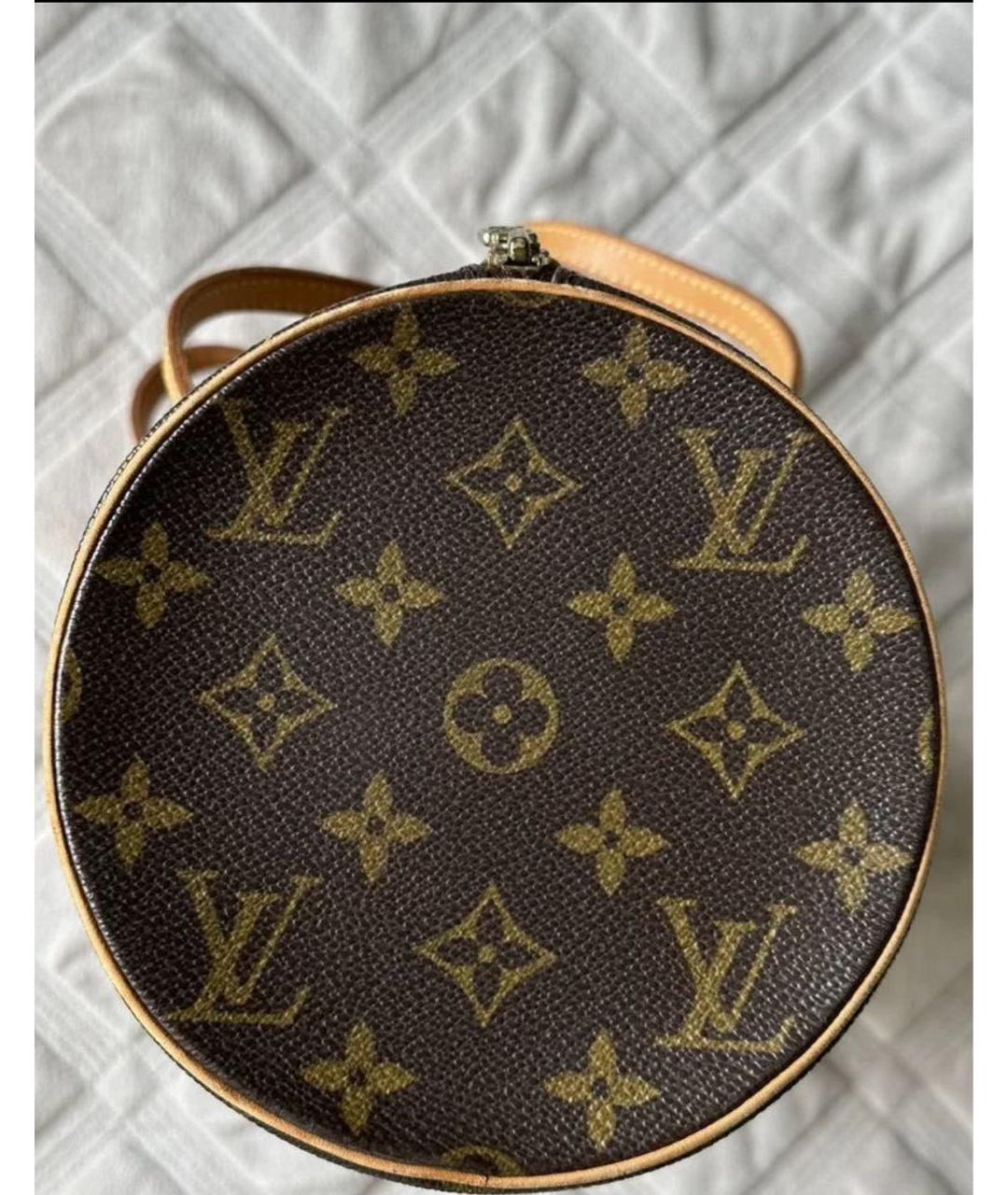 LOUIS VUITTON Коричневая сумка с короткими ручками, фото 3