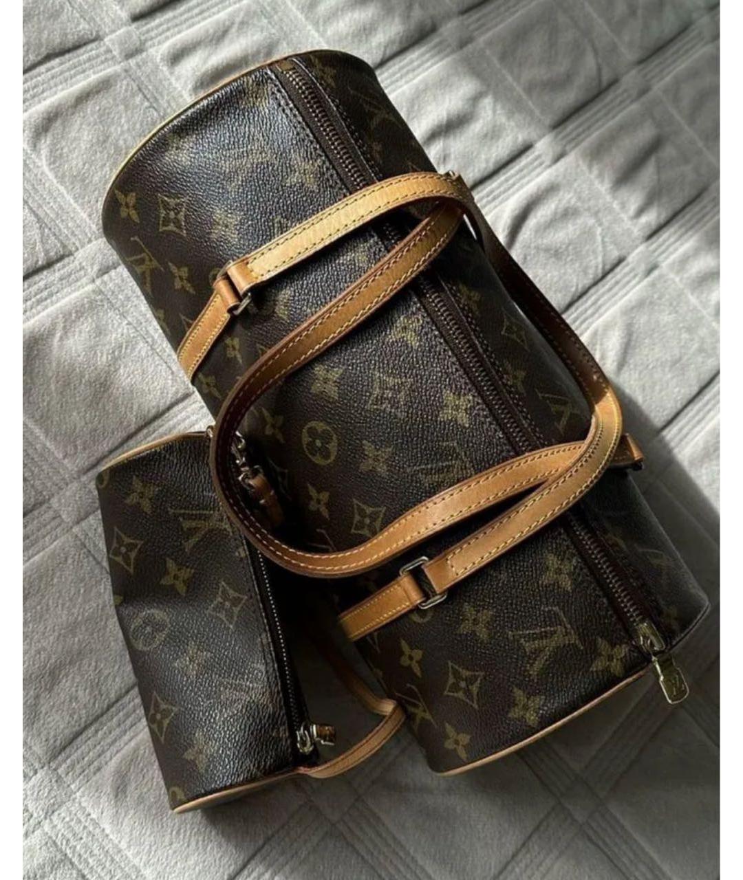 LOUIS VUITTON Коричневая сумка с короткими ручками, фото 2