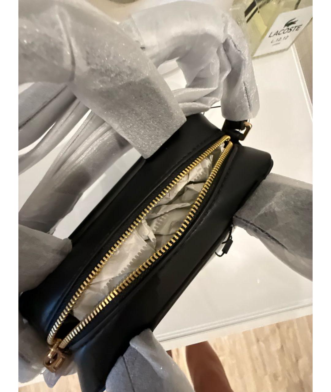 CALVIN KLEIN Черная сумка через плечо из искусственной кожи, фото 4