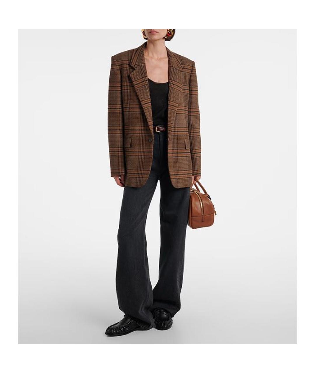 SAINT LAURENT Черные кожаные лоферы, фото 6