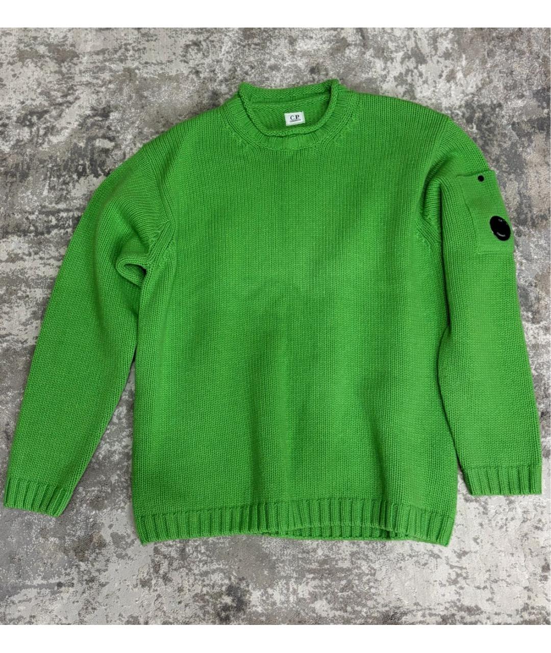 CP COMPANY Салатовый шерстяной джемпер / свитер, фото 6