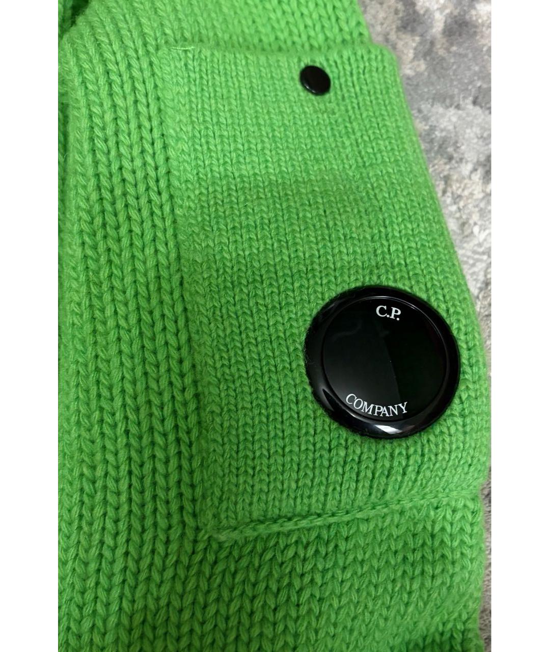 CP COMPANY Салатовый шерстяной джемпер / свитер, фото 4