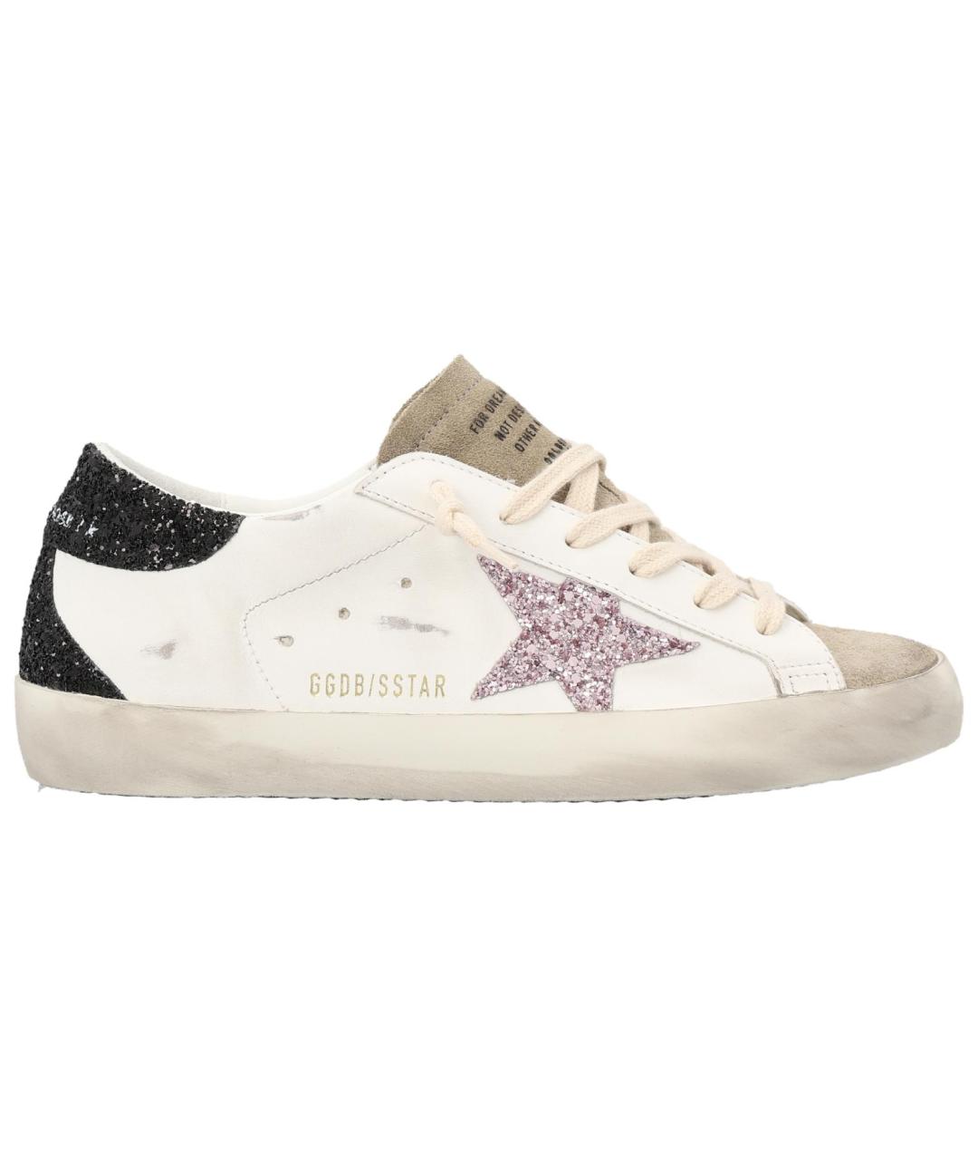 GOLDEN GOOSE Белые кожаные кеды, фото 6