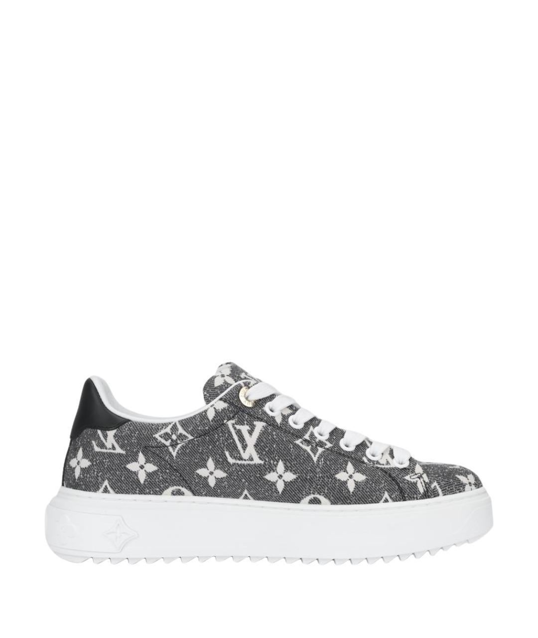LOUIS VUITTON Серые кроссовки, фото 1