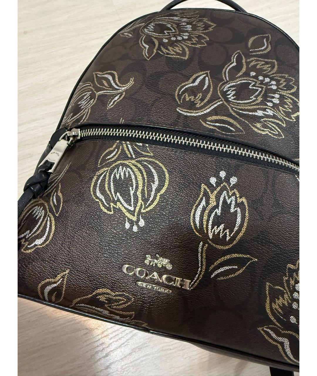 COACH Коричневый рюкзак, фото 3