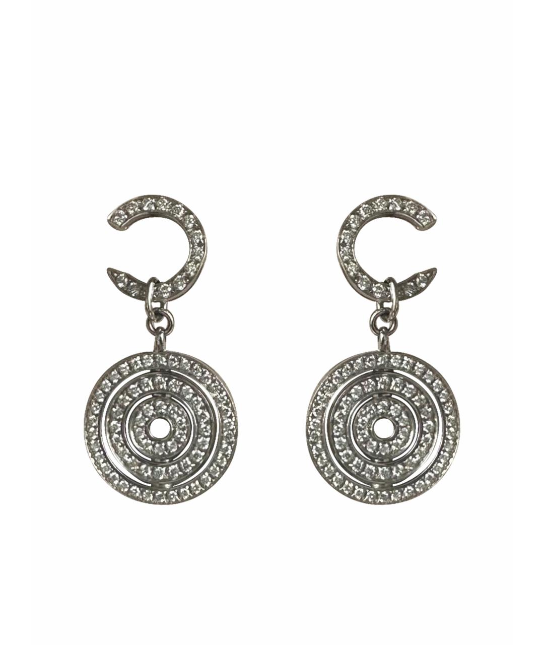 BVLGARI Белые серьги из белого золота, фото 1