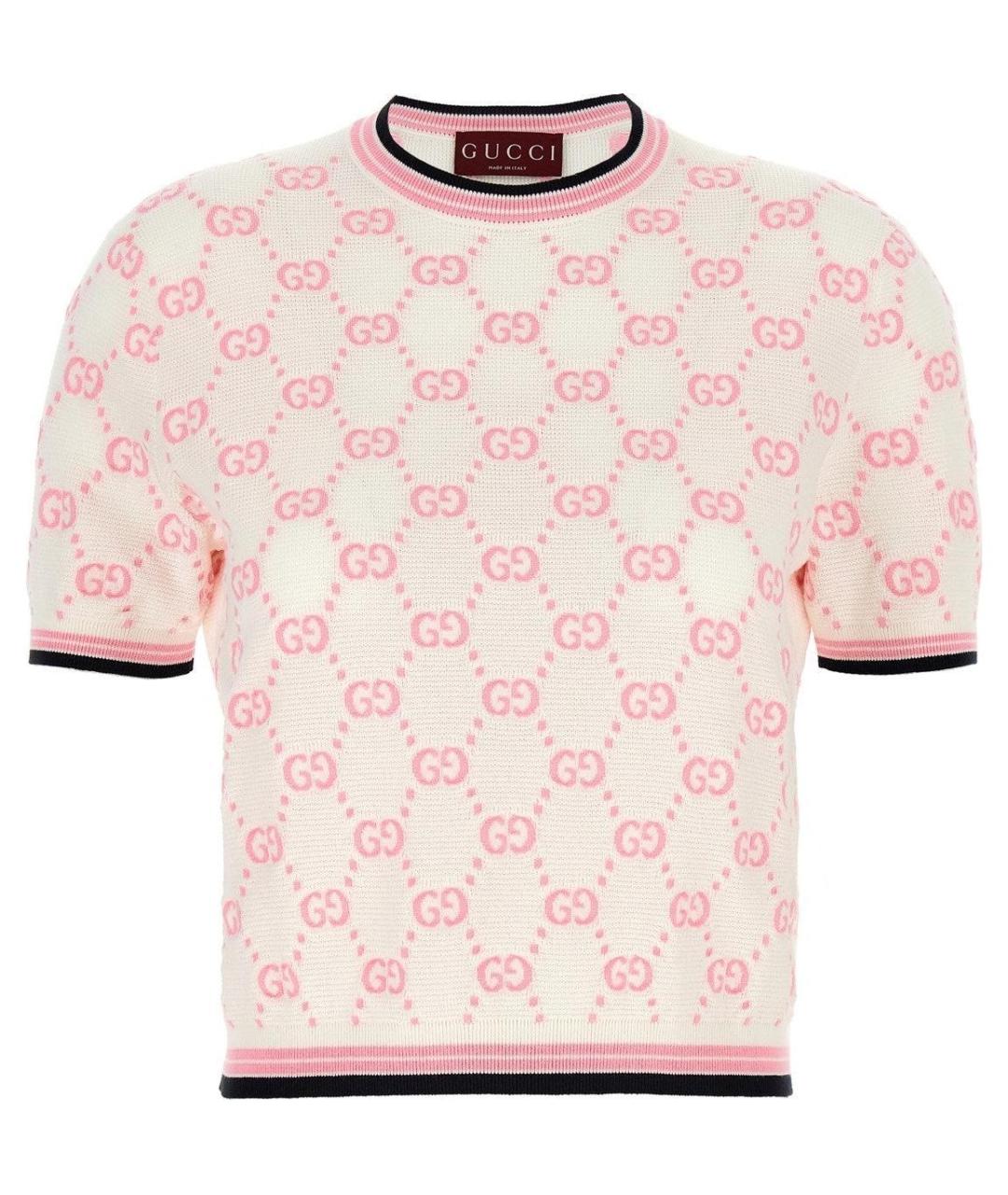 GUCCI Розовая футболка, фото 1