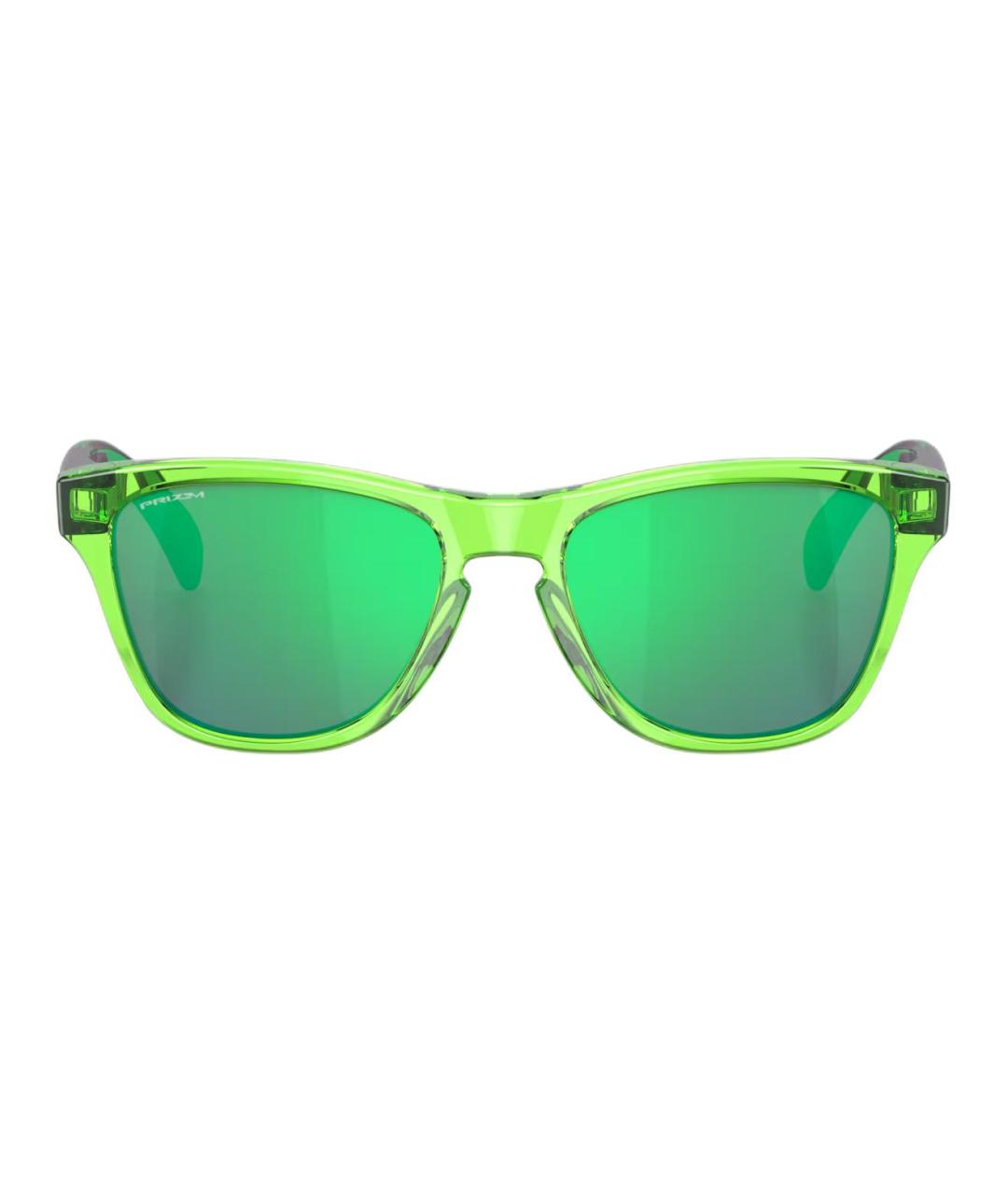 OAKLEY Зеленые пластиковые солнцезащитные очки, фото 2