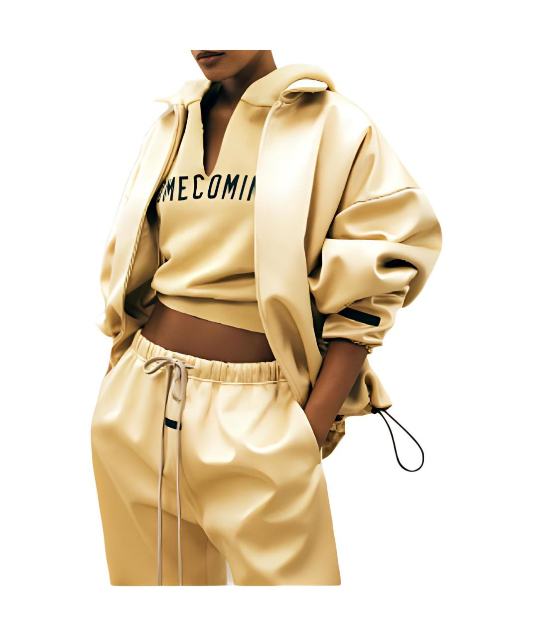 FEAR OF GOD ESSENTIALS Горчичная куртка, фото 3