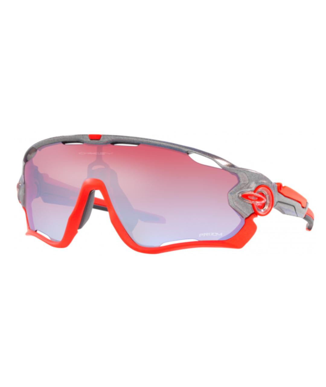 OAKLEY Красные пластиковые солнцезащитные очки, фото 1