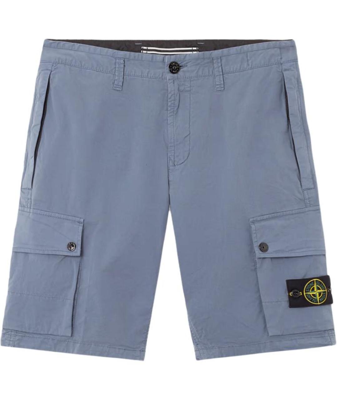 STONE ISLAND Синие шорты, фото 1