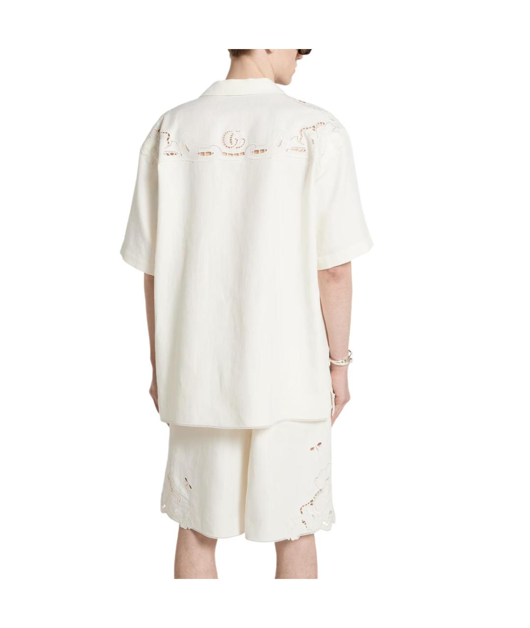 GUCCI Белая кэжуал рубашка, фото 3