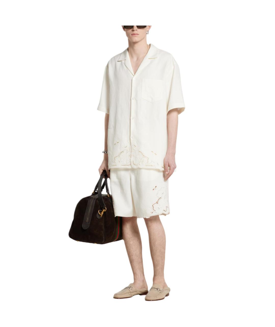 GUCCI Белая кэжуал рубашка, фото 4