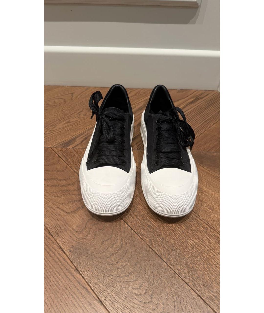 ALEXANDER MCQUEEN Черные кеды, фото 2