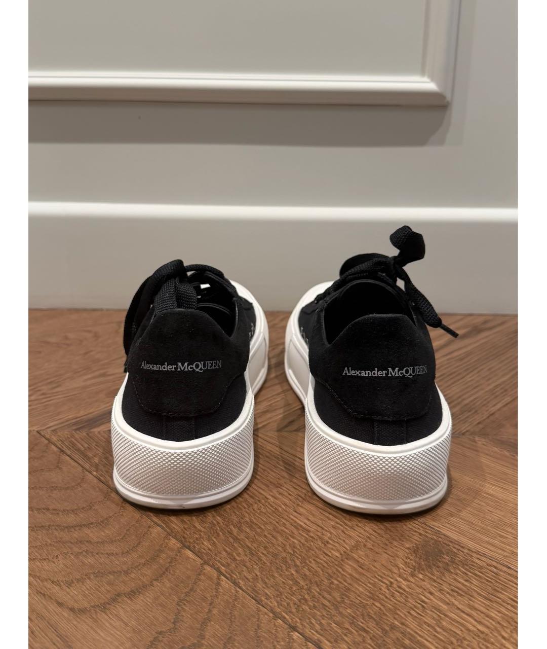 ALEXANDER MCQUEEN Черные кеды, фото 4