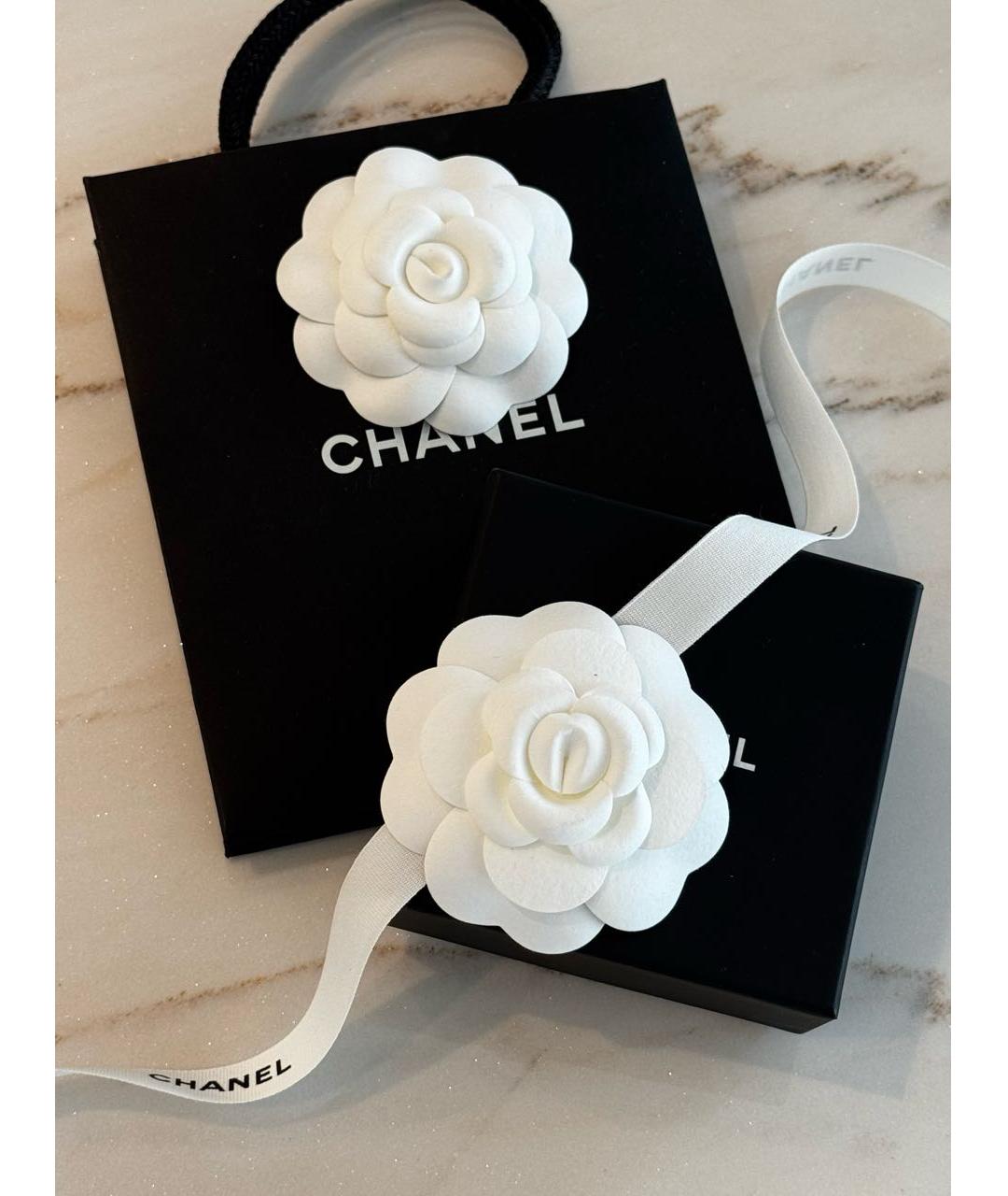 CHANEL Золотые металлические серьги, фото 5