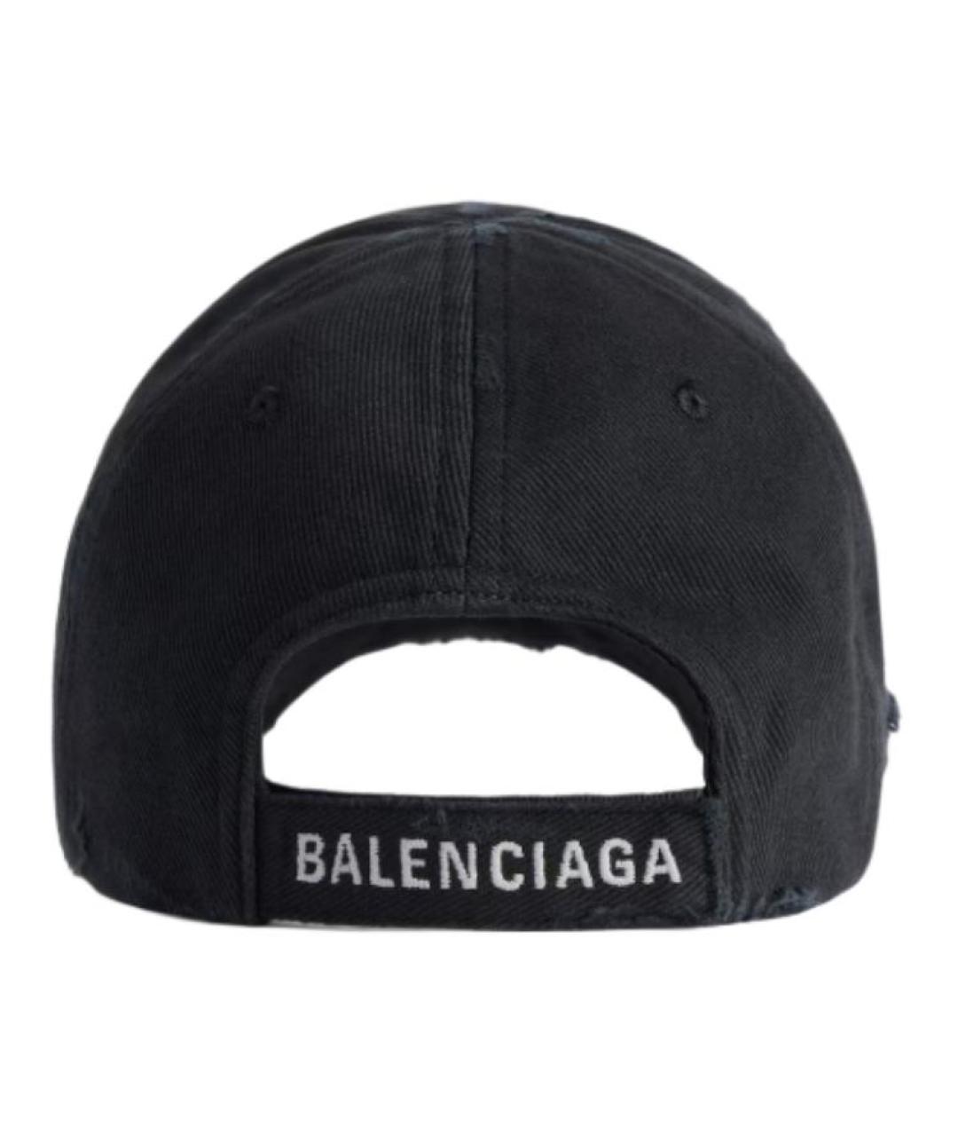 BALENCIAGA Черная хлопковая кепка/бейсболка, фото 3