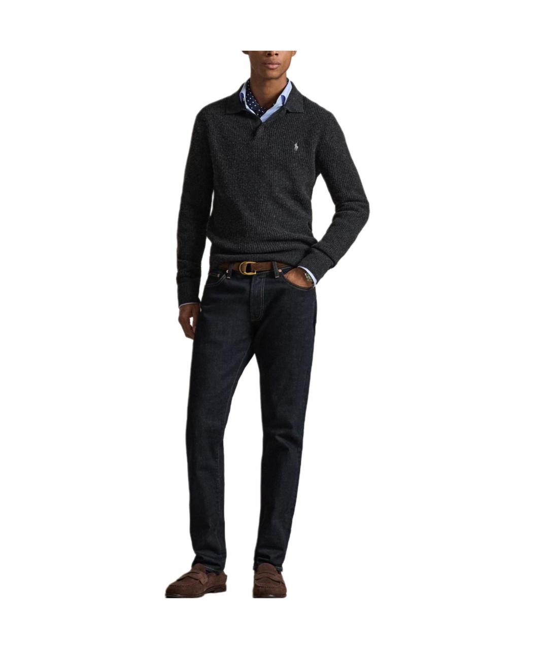 POLO RALPH LAUREN Антрацитовый джемпер / свитер, фото 4