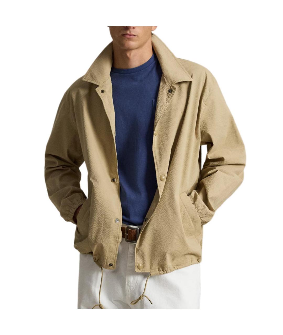 POLO RALPH LAUREN Хаки хлопковая куртка, фото 2