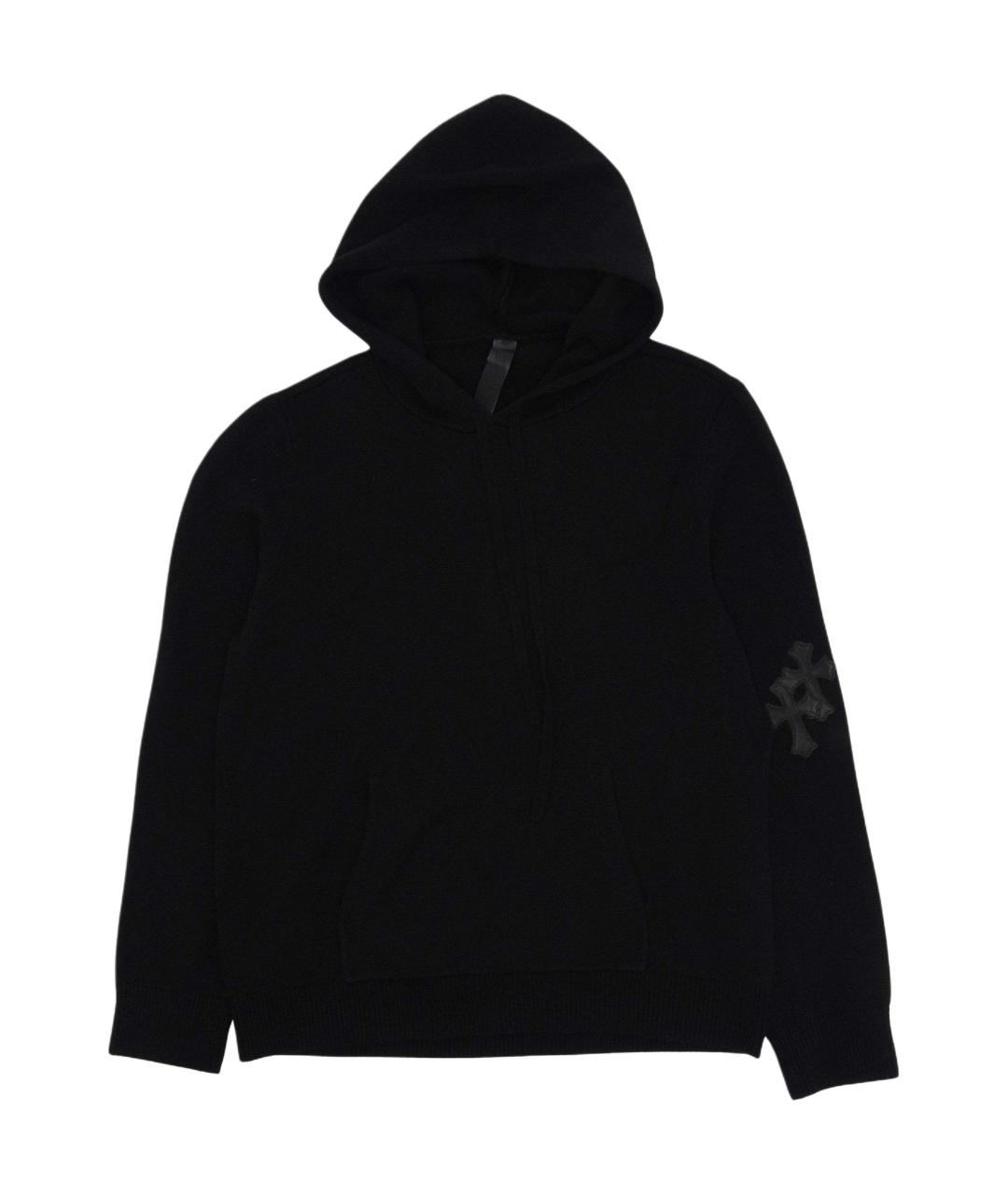 CHROME HEARTS Черный кашемировый джемпер / свитер, фото 1