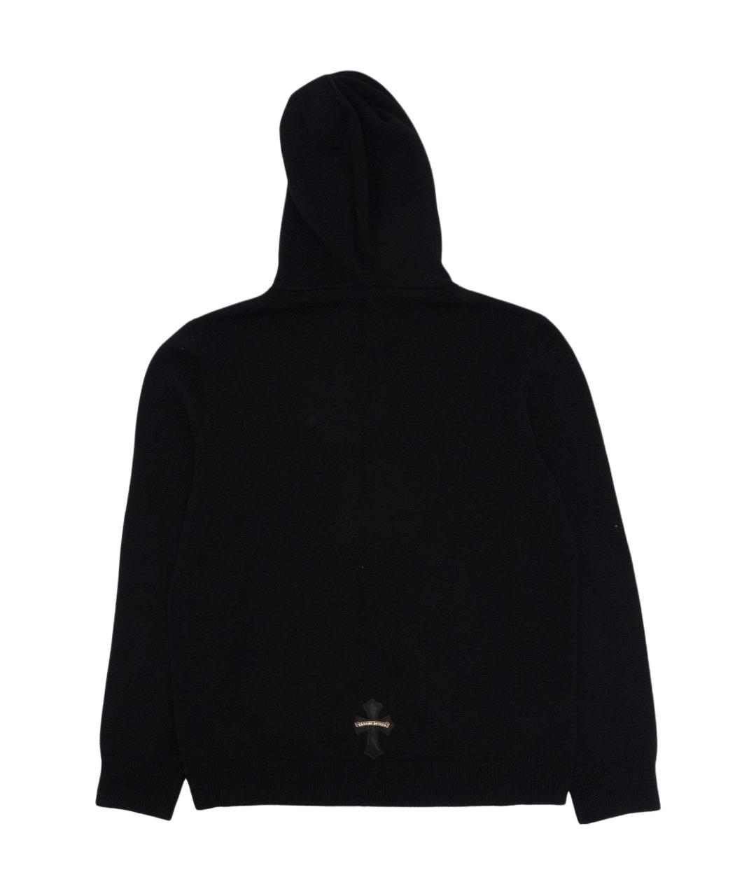 CHROME HEARTS Черный кашемировый джемпер / свитер, фото 2