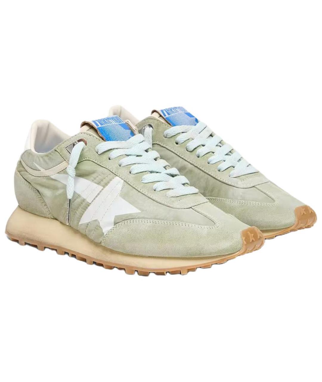 GOLDEN GOOSE Салатовые кроссовки, фото 3
