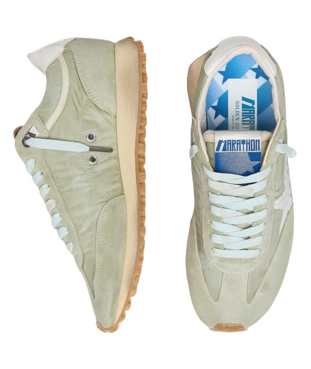 GOLDEN GOOSE Салатовые кроссовки, фото 4