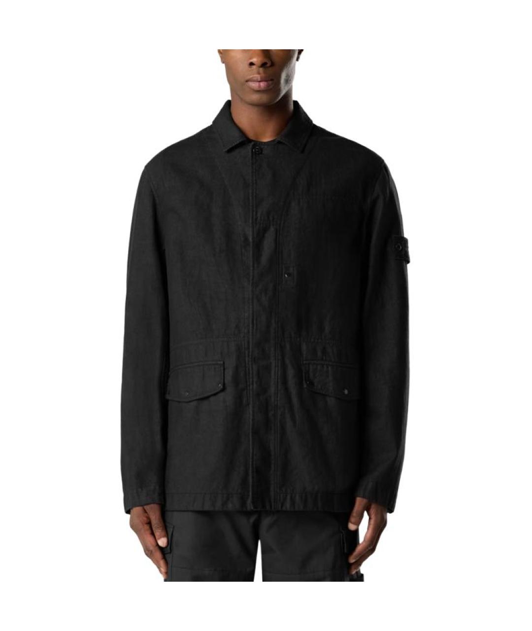 STONE ISLAND Черная куртка, фото 5