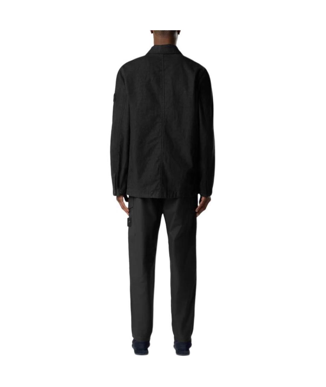 STONE ISLAND Черная куртка, фото 4