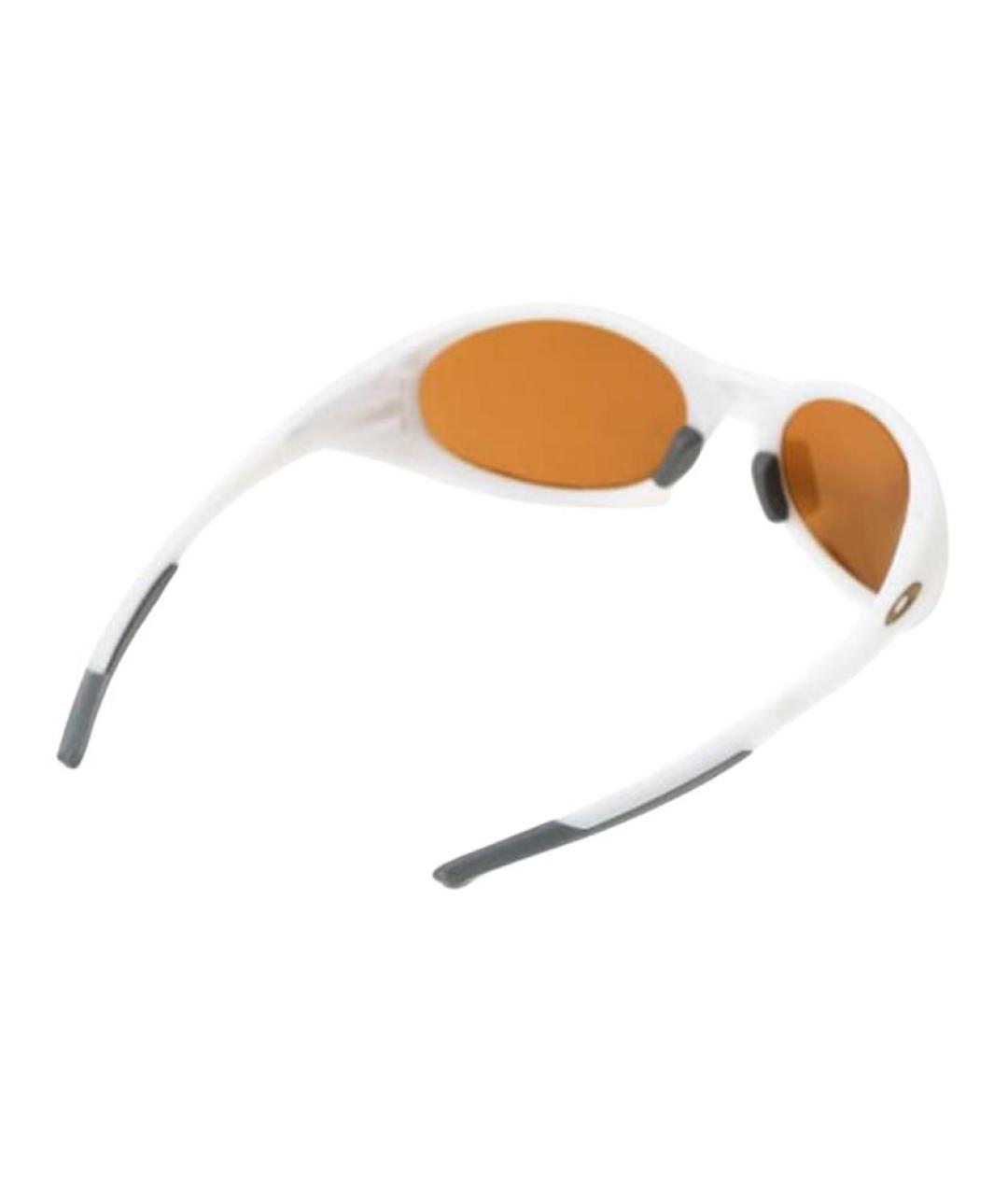 OAKLEY Белые пластиковые солнцезащитные очки, фото 3