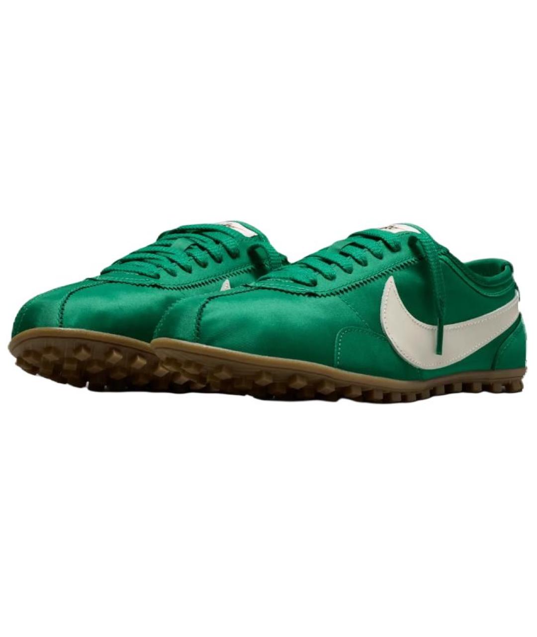NIKE Зеленые текстильные кроссовки, фото 3
