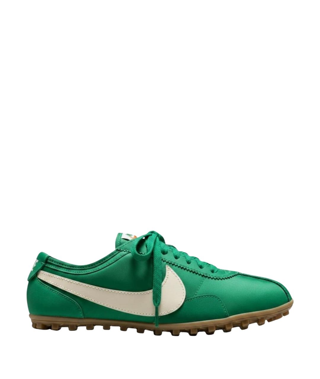 NIKE Зеленые текстильные кроссовки, фото 1