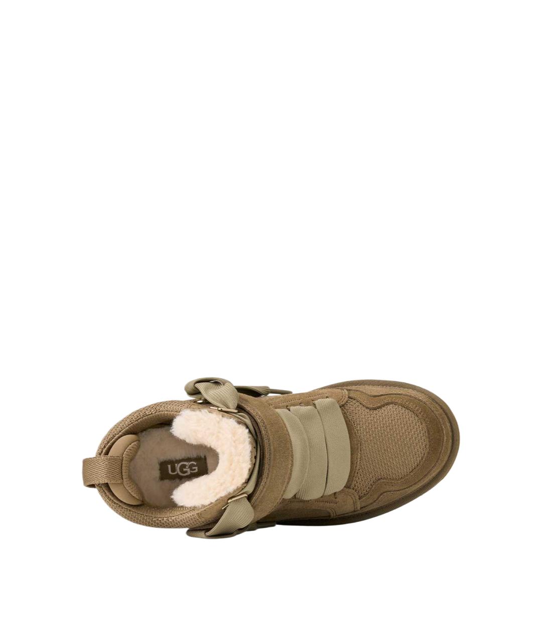 UGG Коричневые замшевые кроссовки, фото 3