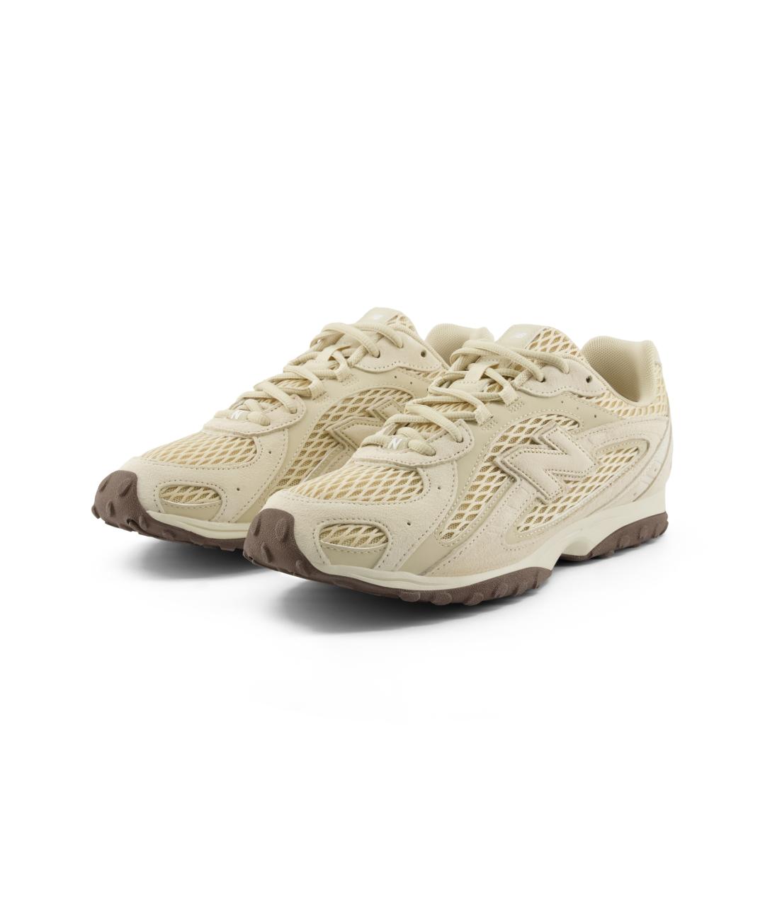 NEW BALANCE Бежевые текстильные кроссовки, фото 3