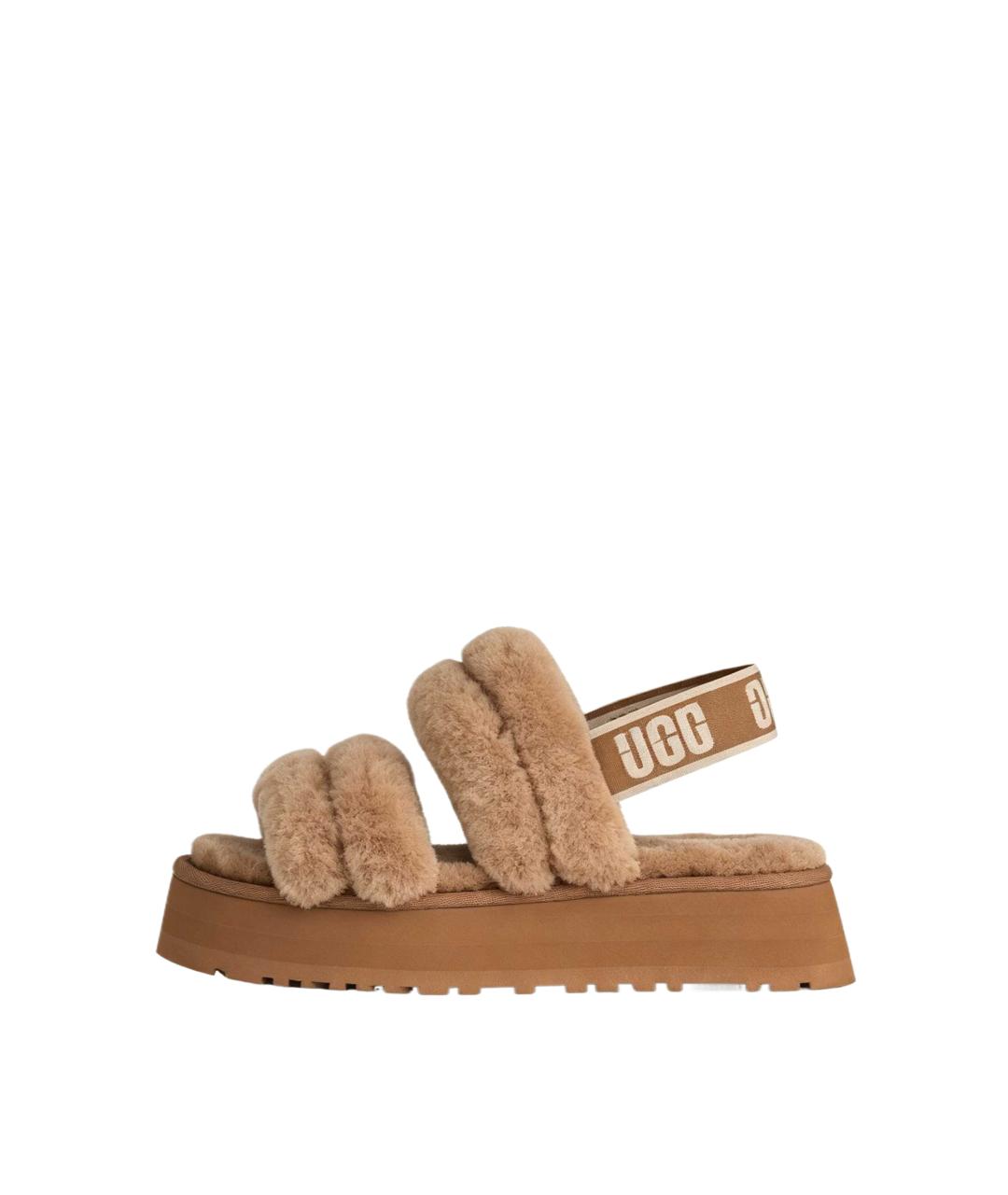UGG Коричневые шлепанцы, фото 6