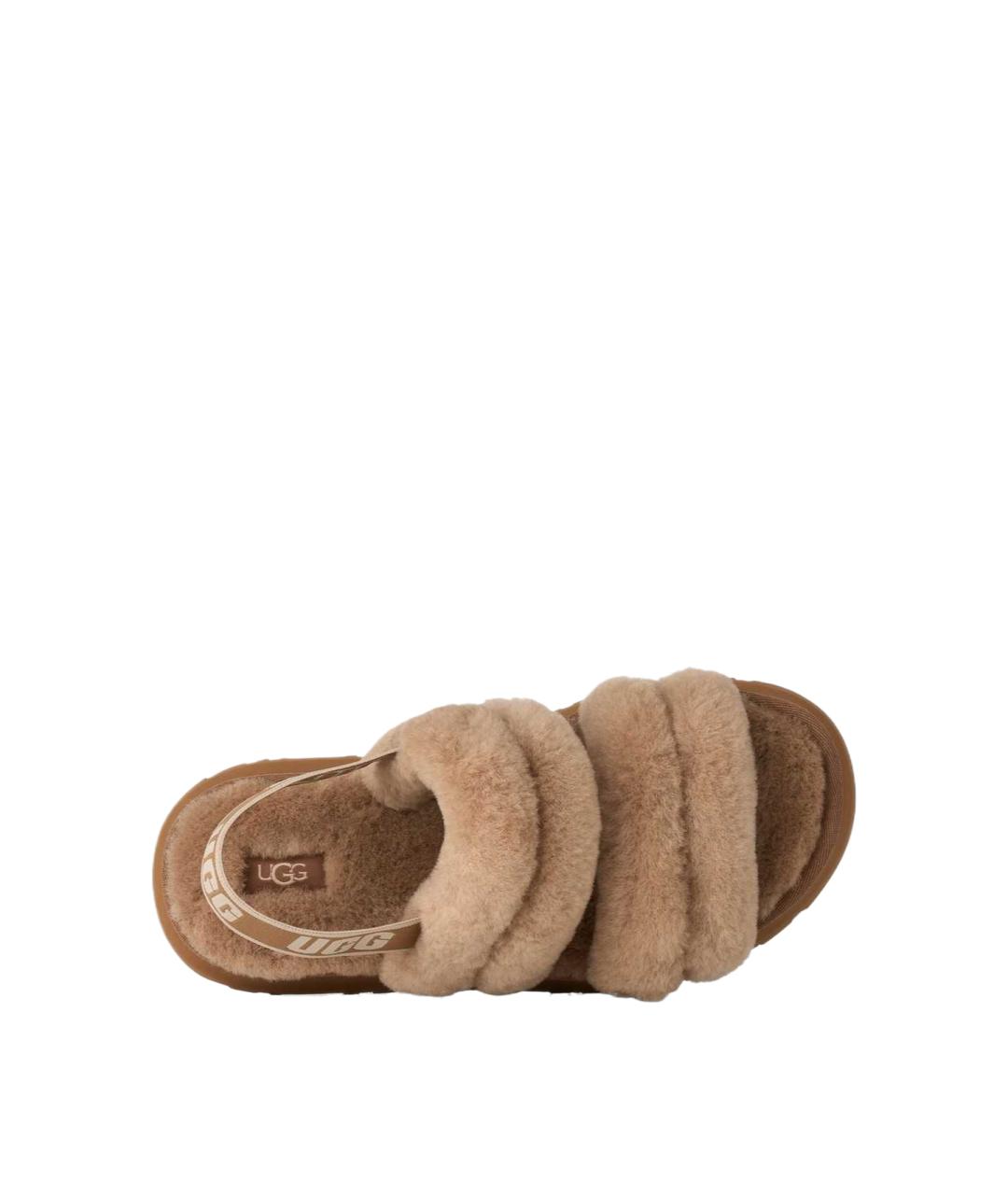 UGG Коричневые шлепанцы, фото 4