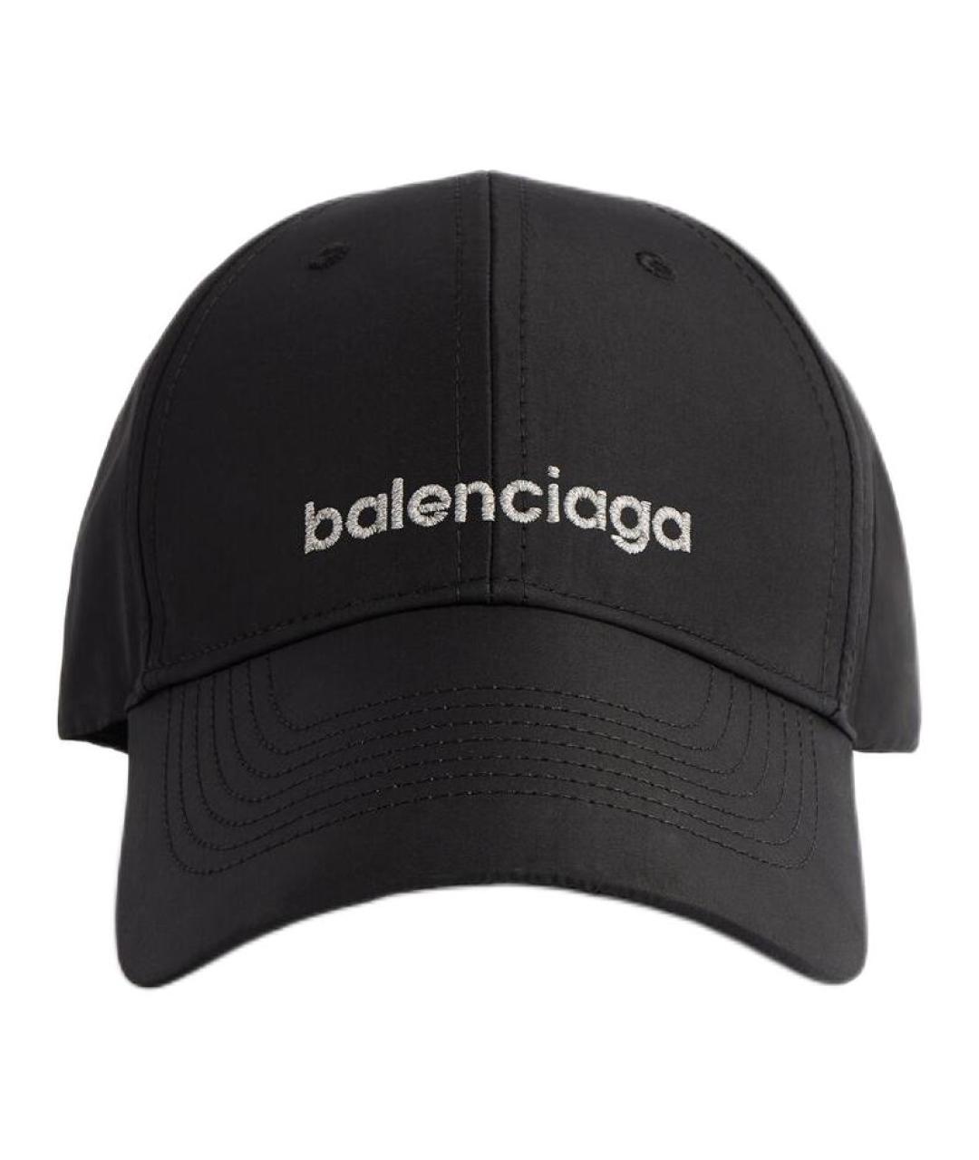 BALENCIAGA Черная кепка/бейсболка, фото 1