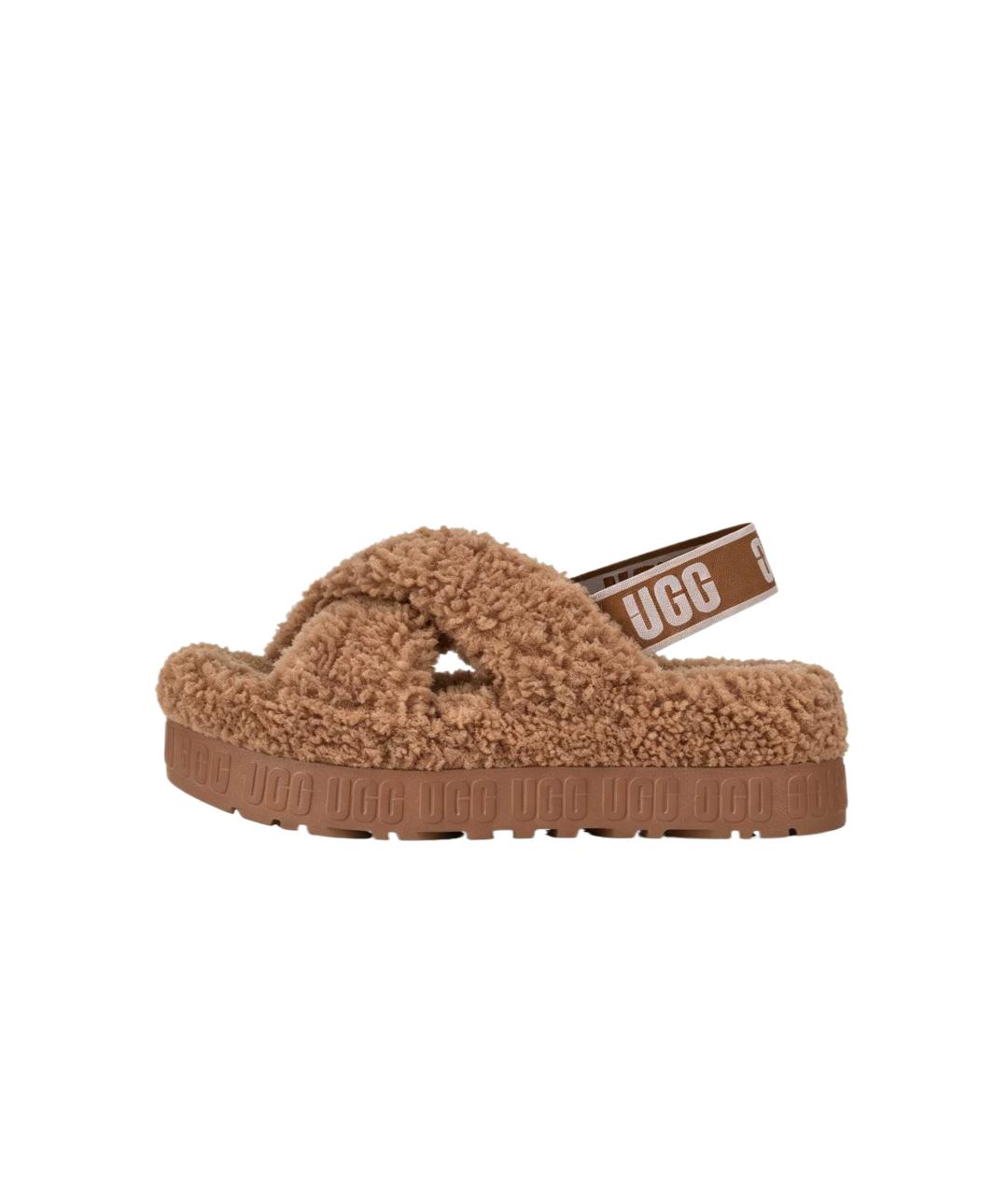 UGG Коричневые шлепанцы, фото 6