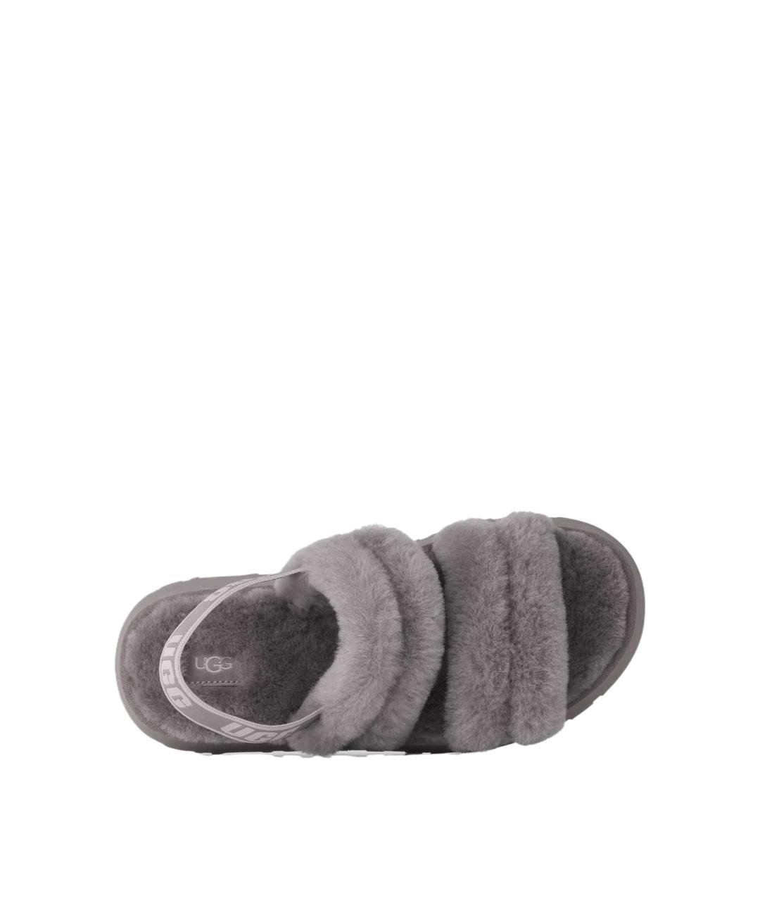 UGG Серые шлепанцы, фото 4