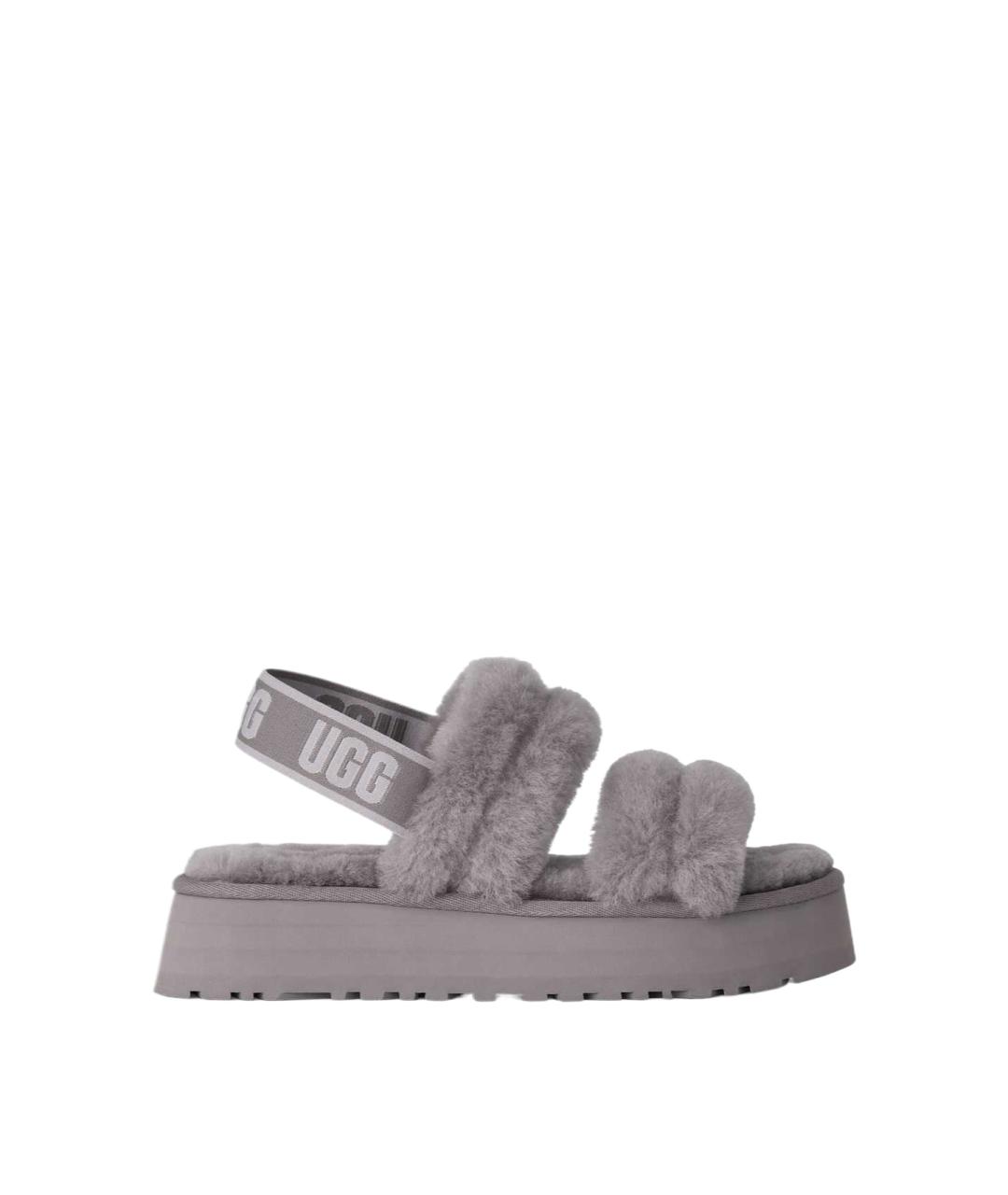 UGG Серые шлепанцы, фото 2