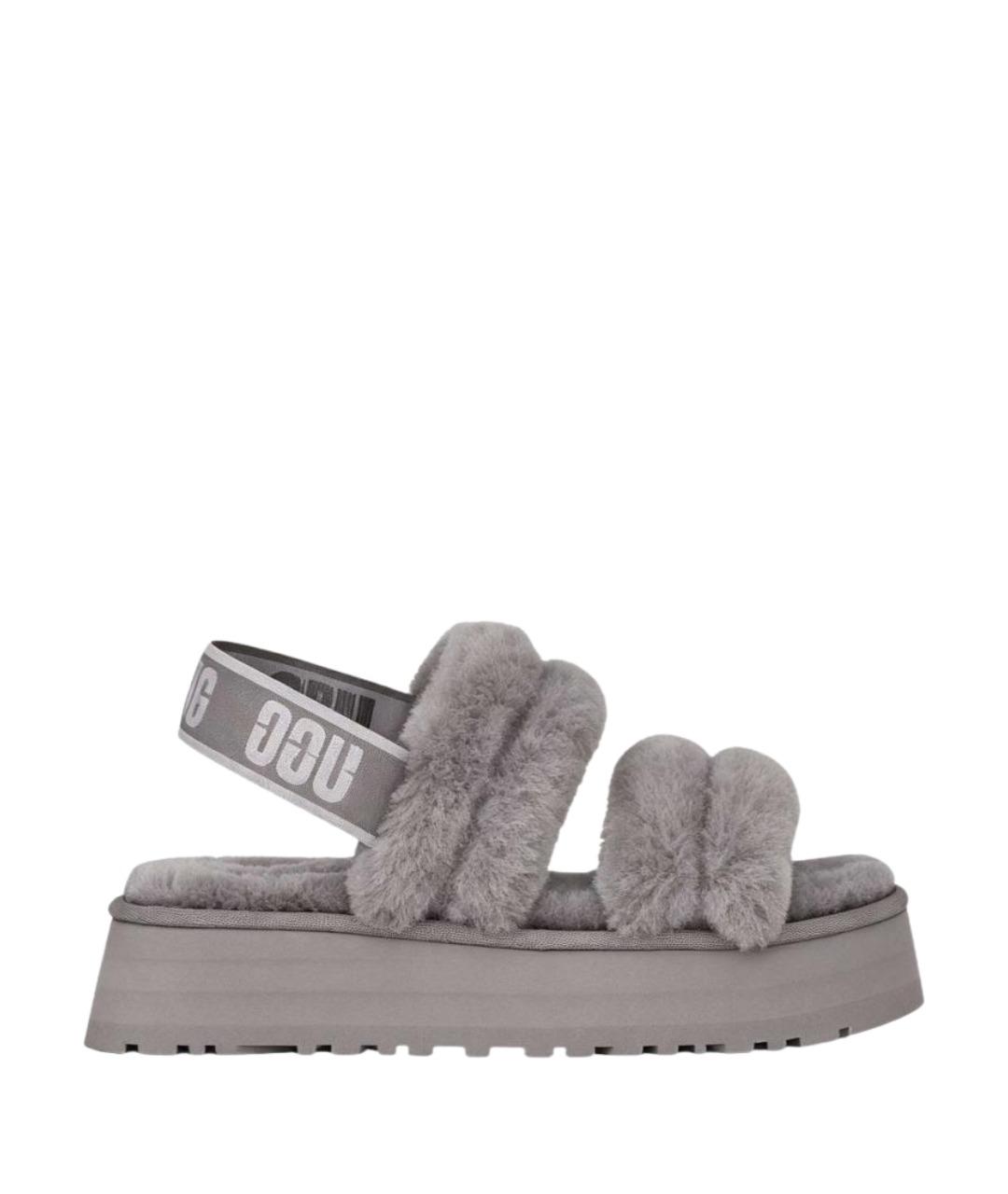 UGG Серые шлепанцы, фото 1