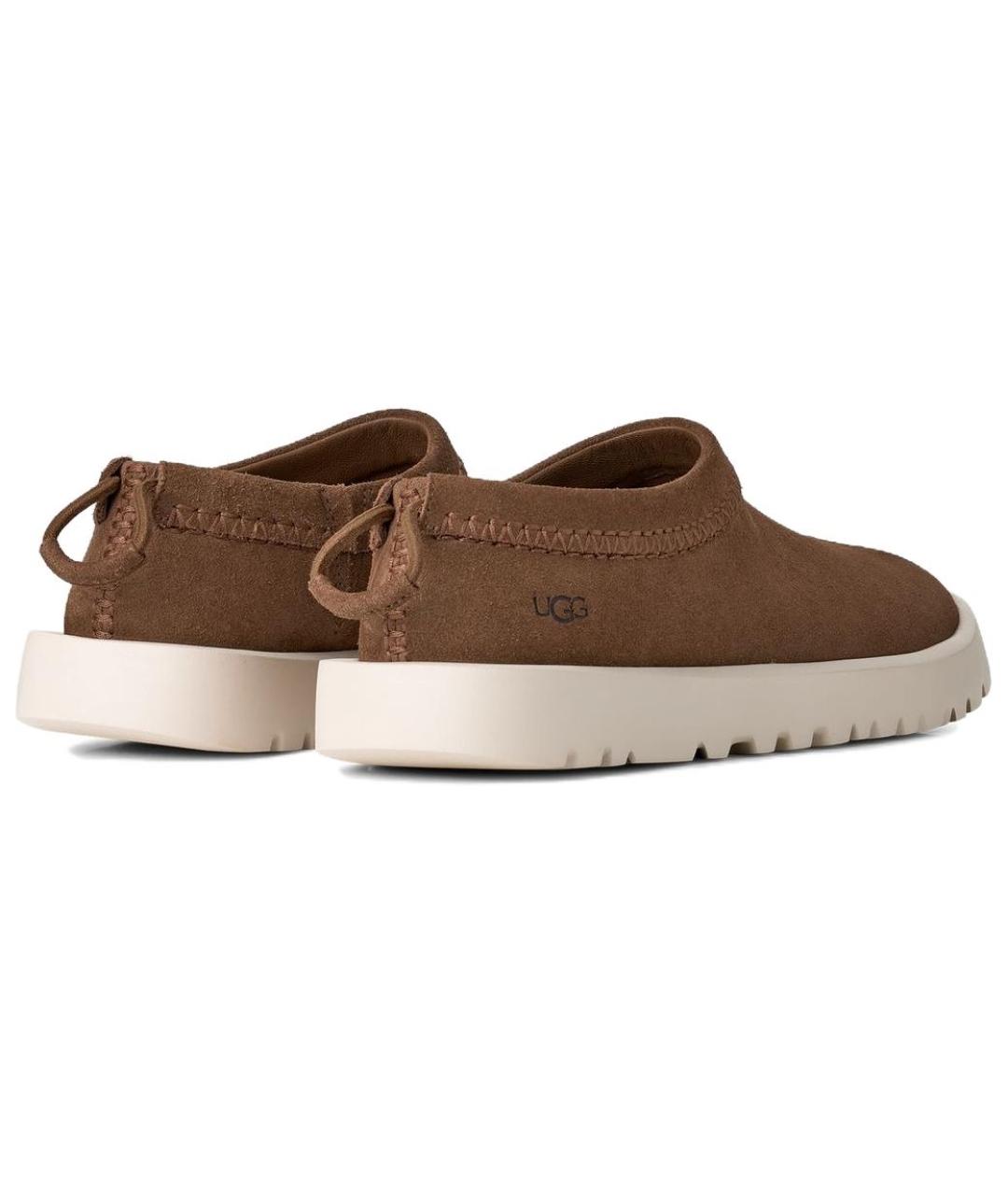 UGG Коричневые замшевые низкие кроссовки / кеды, фото 4