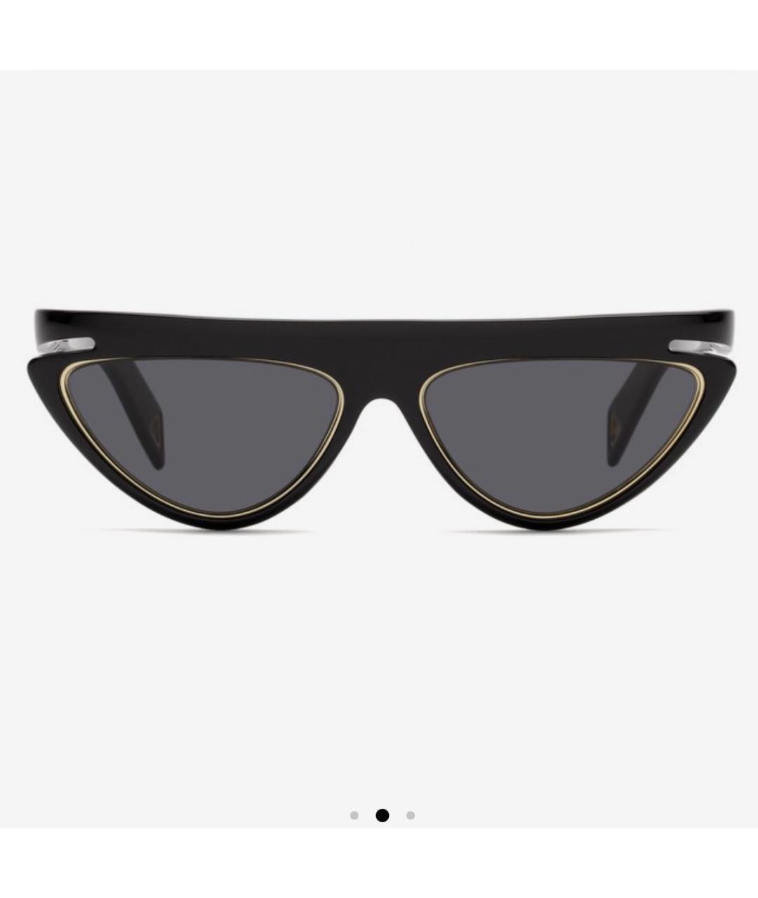 FENDI Черные пластиковые солнцезащитные очки, фото 8