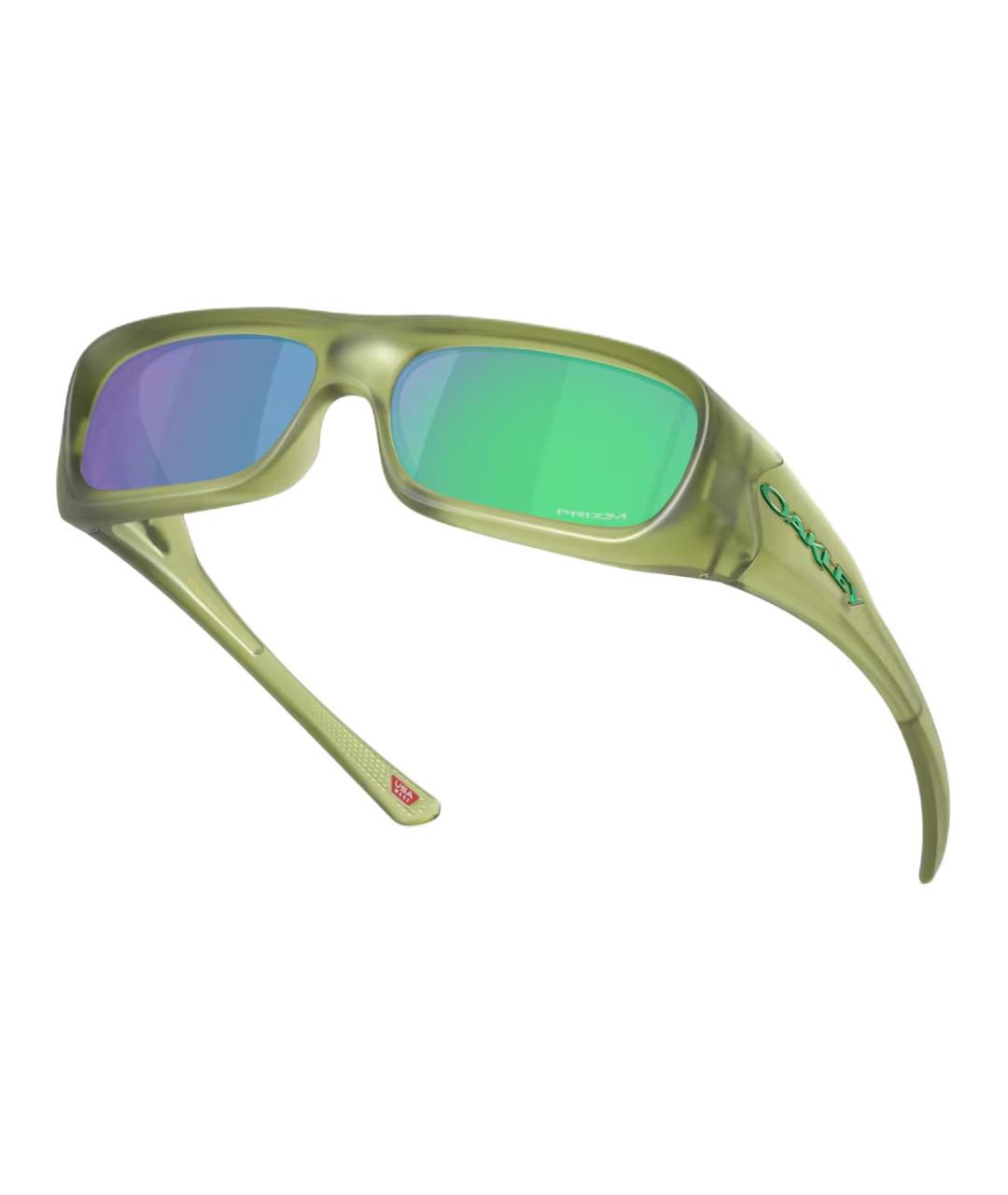 OAKLEY Зеленые пластиковые солнцезащитные очки, фото 4