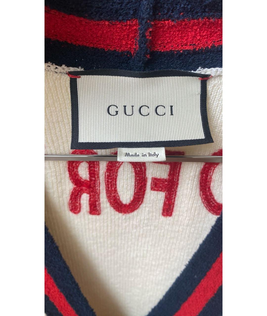 GUCCI Хлопко-эластановый кардиган, фото 3