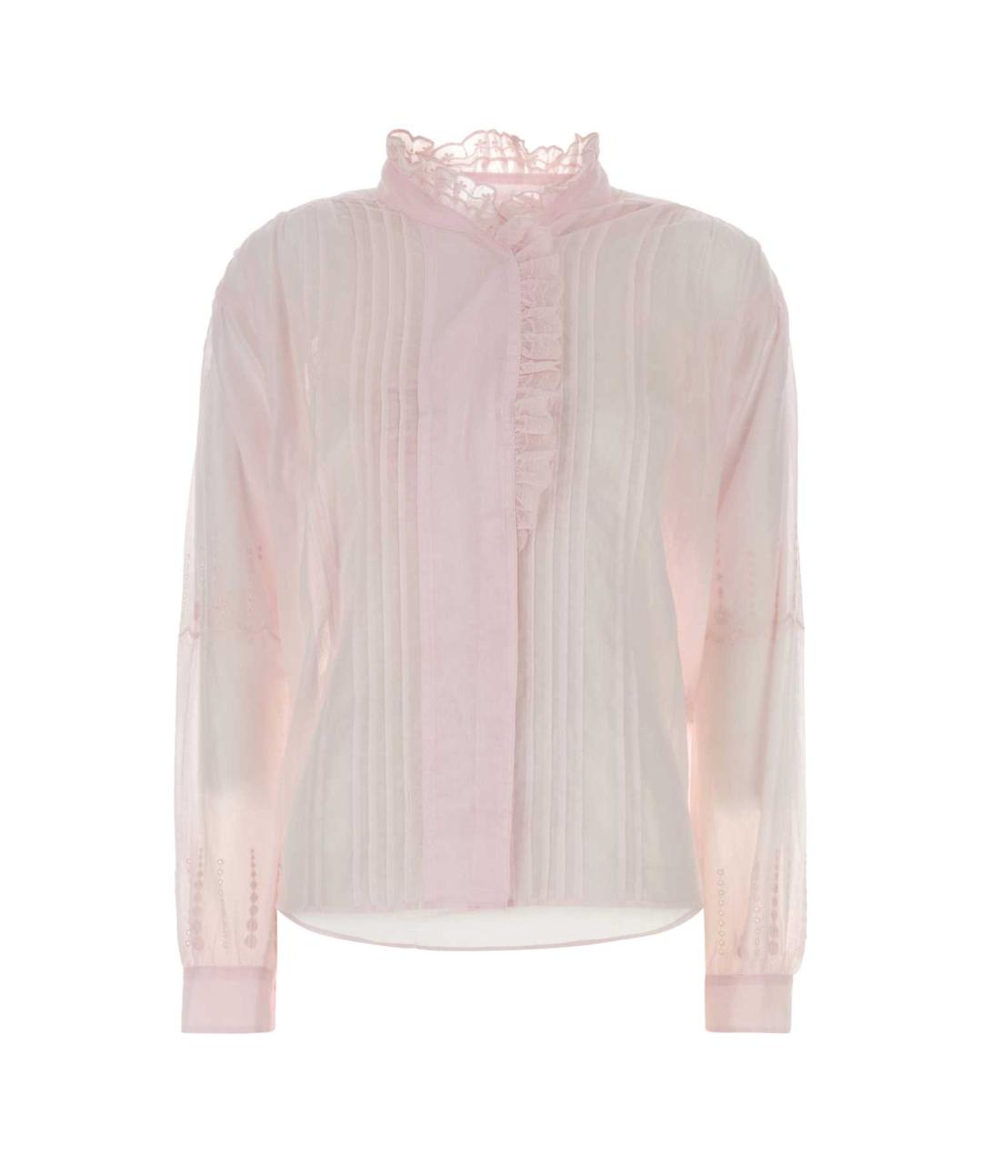 ISABEL MARANT Розовая хлопковая рубашка, фото 1